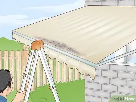 Image titled Remove Mildew from Canvas Awnings Step 1