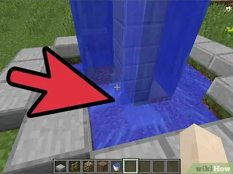 Image titled Make a Fountain in Minecraft Step 10