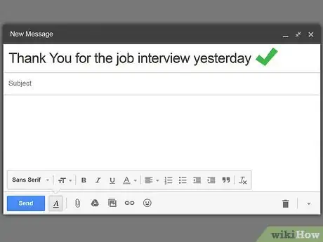 Image titled Write an Interview Thank You Note Step 1