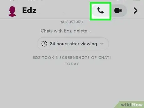 Image titled Call Friends on Snapchat Step 3