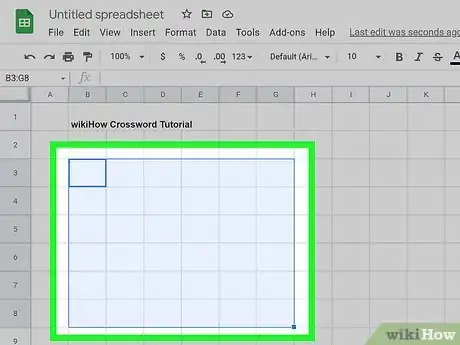 Image titled Make a Crossword Puzzle on Google Docs Step 6