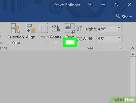 Image titled Crop a Picture in Word Step 3