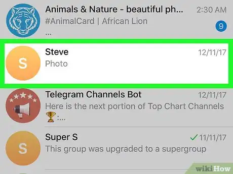 Image titled Add Gif on Telegram on iPhone or iPad Step 3