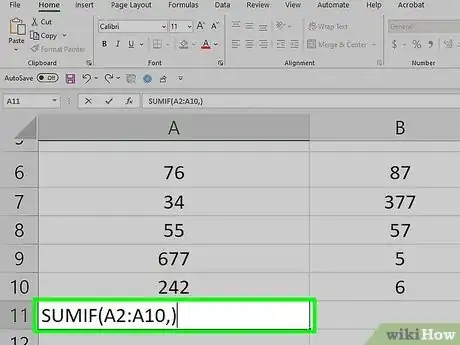 Image titled Add Up Columns in Excel Step 19