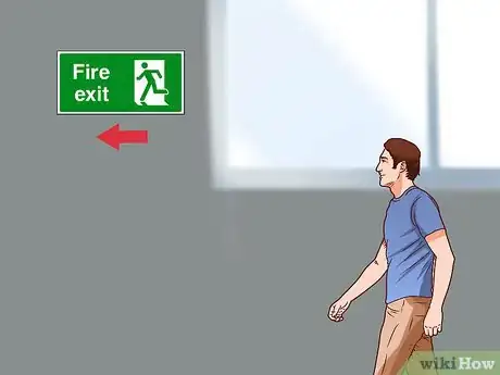 Image titled Act During a Fire Drill Step 7