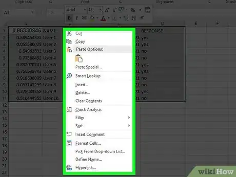 Image titled Create a Random Sample in Excel Step 17