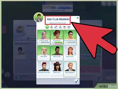 Image titled Form a Club in Sims 4 Step 8