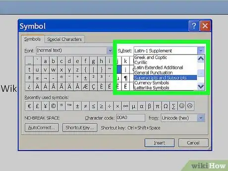 Image titled Add Exponents to Microsoft Word Step 3