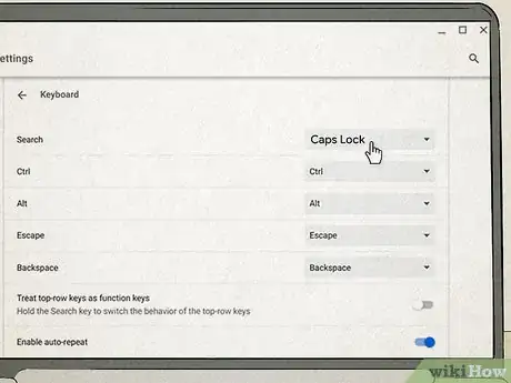 Image titled Where Is the Caps Lock Key on a Chromebook Step 4