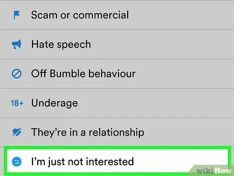 Image titled Block Someone on Bumble Step 9