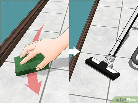 Image titled Clean Grout Off Tile Step 1