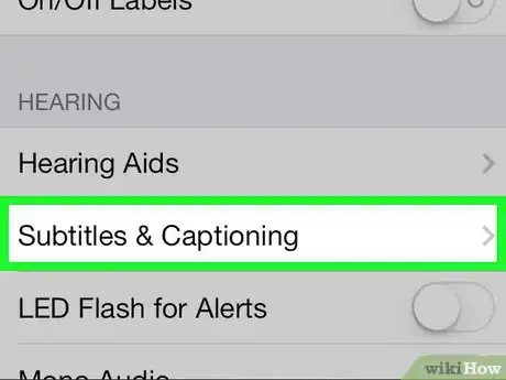 Image titled Disable Subtitles and Captioning on an iPhone Step 3
