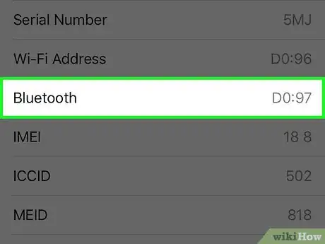 Image titled Check Your iPhone's Bluetooth Address Step 4