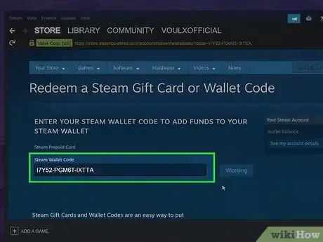 Image titled Redeem a Steam Wallet Code Step 16