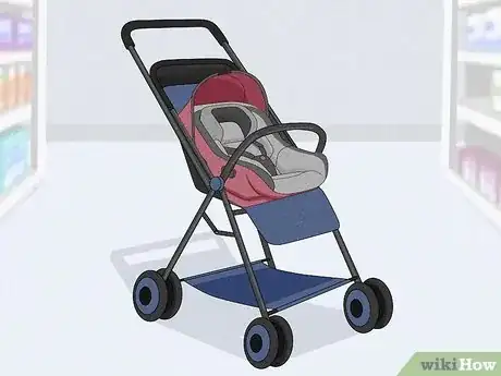 Image titled Put Car Seat in Shopping Cart Step 5