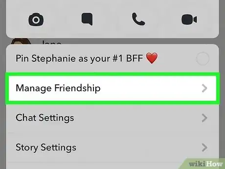 Image titled Remove Best Friends on Snapchat Step 4