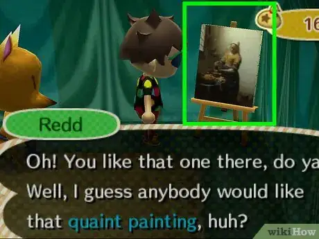 Image titled Check if Crazy Redd's Paintings are Real or Fake in Animal Crossing_ New Leaf Step 2