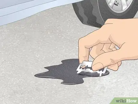 Image titled Remove Engine Oil Stains Step 1