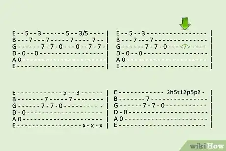 Image titled Read Guitar Tabs 15b1
