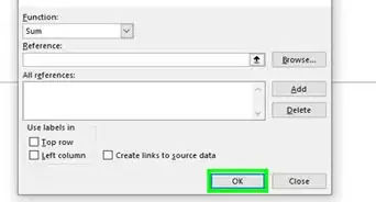 Consolidate in Excel