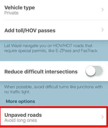 Image titled Change Your Navigation Route Options in Waze Step 8.png