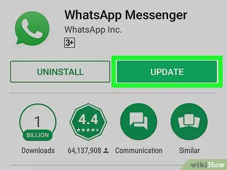 Image titled Update Whatsapp on Android Step 4