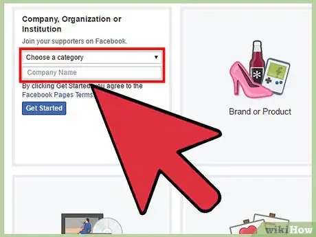 Image titled Make a Facebook Page for a Celebrity or Organization Step 5