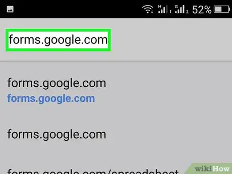 Image titled Create a Google Form on Android Step 2