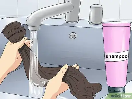 Image titled Cut Hair Extensions Step 10