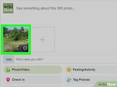 Image titled Post a Panorama on Facebook on a PC or Mac Step 6