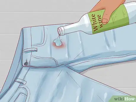 Image titled Remove a Red Wine Stain from Jeans Step 4