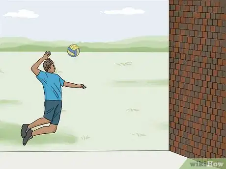 Image titled Practice Volleyball Without a Court or Other People Step 8