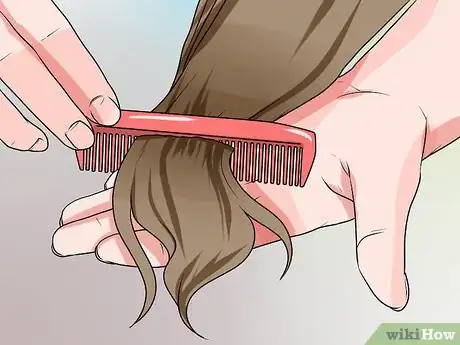 Image titled Comb Long Hair Step 8