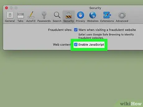 Image titled Enable JavaScript on a Mac Step 5