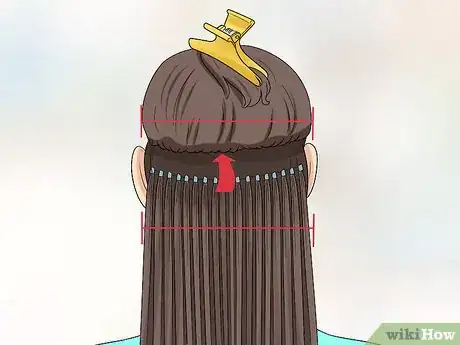 Image titled Cut Hair Extensions Step 12