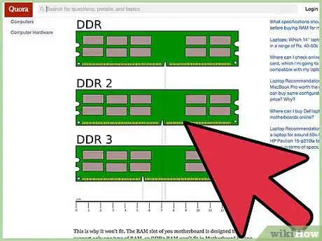 Image titled Avoid Damaging RAM During Installation Step 3