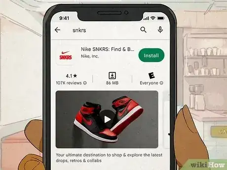 Image titled Get Exclusive Access on Snkrs Step 1