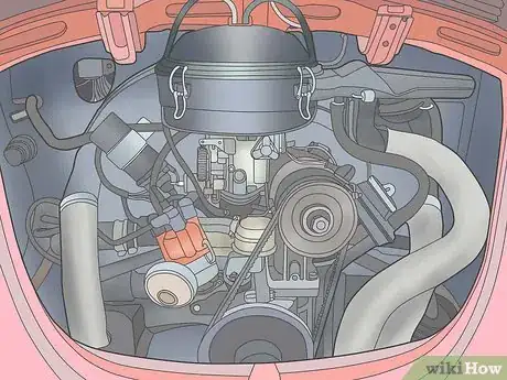 Image titled Adjust the Automatic Choke on an Aircooled Volkswagen (VW) Beetle Step 1