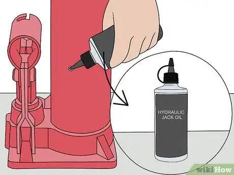 Image titled Add Oil to a Hydraulic Jack Step 6