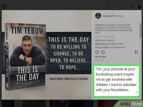 Image titled Contact Tim Tebow Step 3