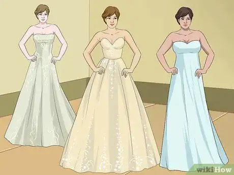 Image titled Choose a Wedding Dress Step 1