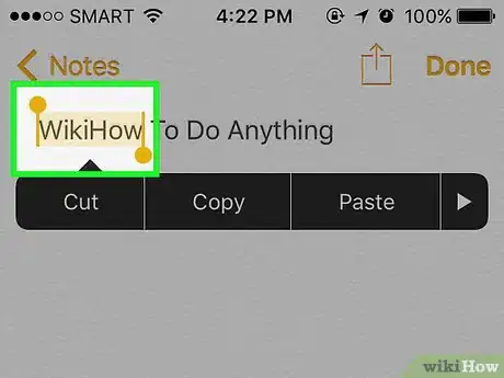 Image titled Copy and Paste on Your iPhone or iPad Step 4
