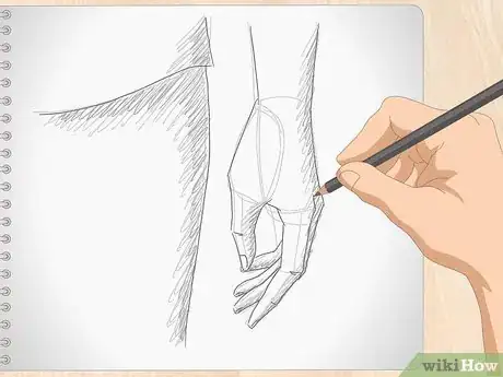 Image titled Draw Anime Hands Step 11