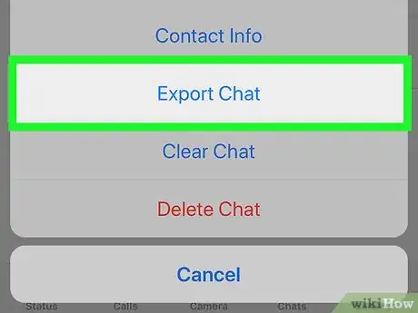 Image titled Share a WhatsApp Chat on iPhone or iPad Step 5