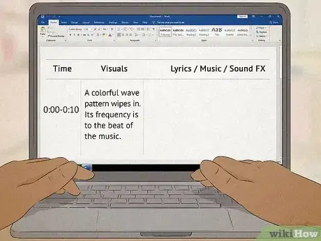 Image titled Write a Music Video Script Step 6