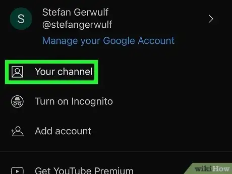 Image titled Change Your Username on YouTube Step 3