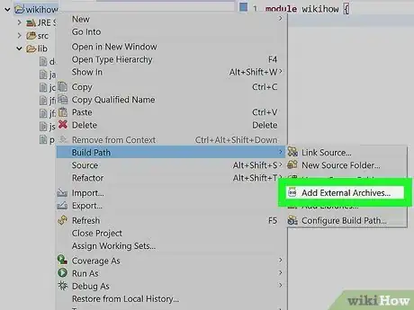 Image titled Add JARs to Project Build Paths in Eclipse (Java) Step 34