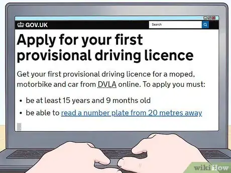 Image titled Apply for a Driver's License in the UK Step 1