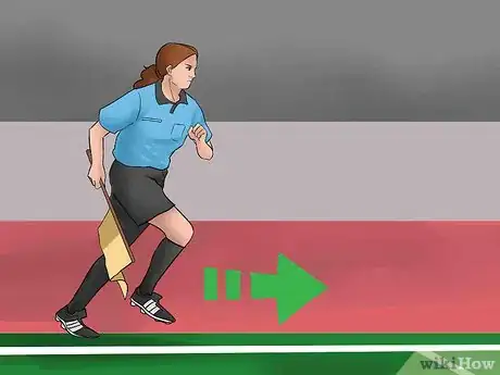 Image titled Signal and Position Yourself As an Assistant Referee in Soccer Step 16