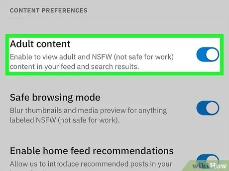 Image titled Enable NSFW Content on Reddit Step 13